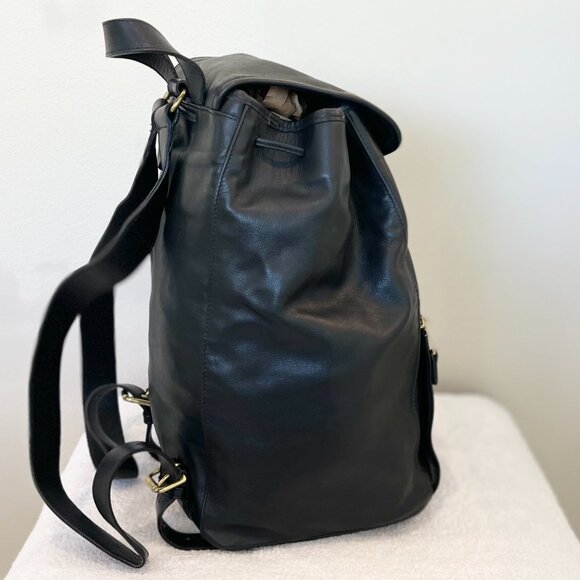 Coach Leather Backpack in Black main image 10
